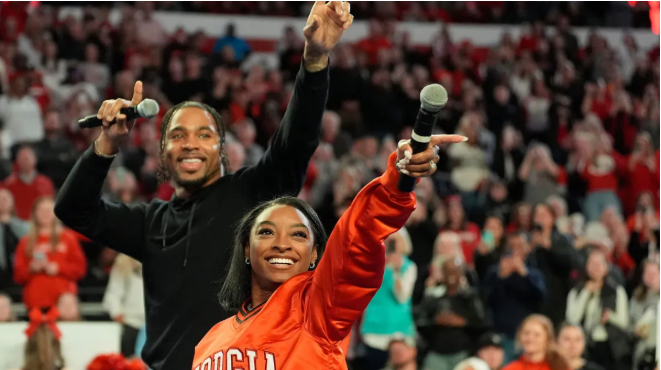 simone biles & jonathan owens