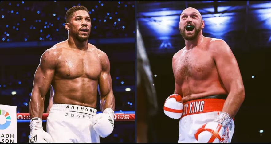 Tyson fury and Anthony Joshua