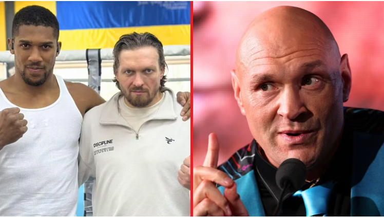 Tyson Fury sums up Anthony Joshua and Oleksandr Usyk training partnership Tyson Fury & Anthony Joshua
